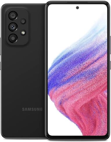 Samsung Galaxy A53 5G، 128 جيجابايت + 6 جيجابايت رام، أسود - مفتوح (GSM فقط) (الإصدار الدولي) (متجدد) in Saudi Arabia
