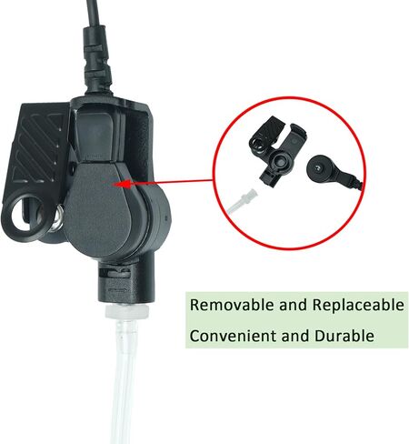 Acoustic Tube Earpiece Headset with Mic PTT Compatible with Hytera HYT BD502 BD502i PD502 PD562 TC-508 TC-580 TC-600 TC-610 Walkie Talkie Two Way Radio 2Pack in Saudi Arabia