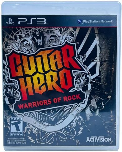 Wireless Guitar Controller for use with Playstation 3 PS3 and PC (Compatible with Rock Band & Guitar Hero Games) + Warriors of Rock Video Game Bundle Set PC (Renewed) in Saudi Arabia