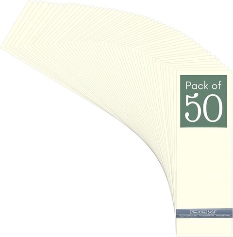 CountryArtHouse Textured White 8x24 Uncut Art Mat Board - No Opening - 1 Mat in Saudi Arabia