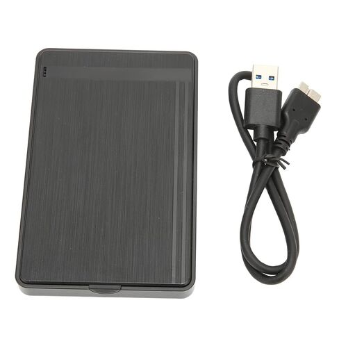 USB3.0 SSD Enclosure, 5Gbps 2.5in Ultra Thin Lightweight SATA Adapter with Direct Power for Laptop Computers, Support SATA HDD or SSD up to 6TB, for 7, with USB Cable in Saudi Arabia