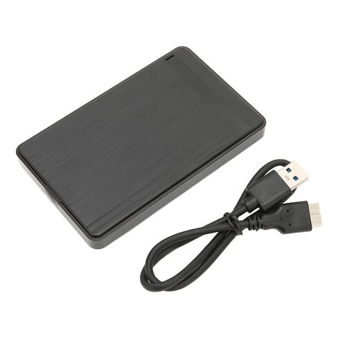 USB3.0 SSD Enclosure, 5Gbps 2.5in Ultra Thin Lightweight SATA Adapter with Direct Power for Laptop Computers, Support SATA HDD or SSD up to 6TB, for 7, with USB Cable in Saudi Arabia