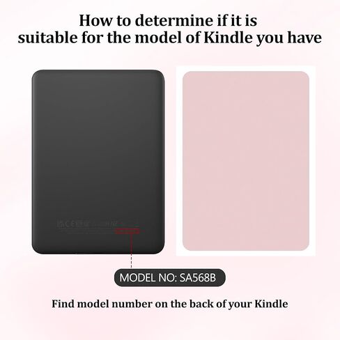 ملصق SESENSE Skin لجهاز Kindle Paperwhite الجيل الثاني عشر 2024 مقاس 7 بوصات، ملصق من الفينيل بلون خالص لإصدار Kindle Colorsoft Signature Edition، وردي in Kuwait