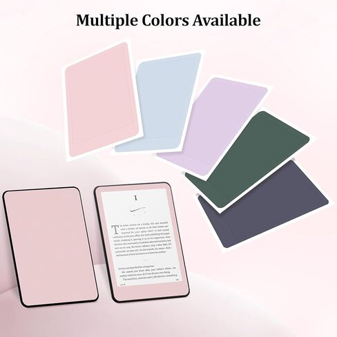 ملصق SESENSE Skin لجهاز Kindle Paperwhite الجيل الثاني عشر 2024 مقاس 7 بوصات، ملصق من الفينيل بلون خالص لإصدار Kindle Colorsoft Signature Edition، وردي in Kuwait