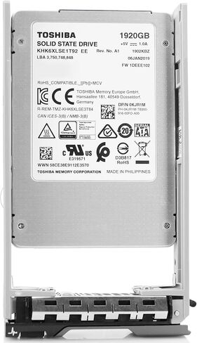 Dell 1.92 تيرابايت SATA 6 جيجابت/ثانية TLC 2.5 بوصة Enterprise PowerEdge SSD للقراءة المكثفة لـ: R630، R730، R730xd، R830، R930، R620، R720، R720xd، R520، R420 0KJR1M G13 (متجدد) in Saudi Arabia