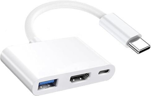 [معتمد من Apple MFi] محول USB C إلى HDMI 8K@30 هرتز لهاتف iPhone 17/16/15 مع منفذ PD&USB 3.2 بقدرة 100 واط، وسلك من النوع C إلى HDTV لجهاز Galaxy S26/S25/S24/MacBook Pro/Air iPad Pro إلى شاشة عرض التلفزيون in Kuwait