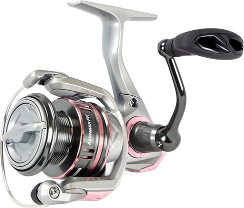 Okuma Avenger B Series Spinning Reel – Freshwater & Light Saltwater Fishing Reel with Smooth Drag System and Durable Corrosion-Resistant Body, Pink, AV-3000B-PK in Saudi Arabia