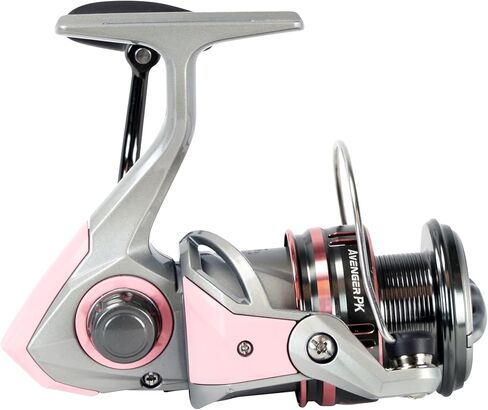 Okuma Avenger B Series Spinning Reel – Freshwater & Light Saltwater Fishing Reel with Smooth Drag System and Durable Corrosion-Resistant Body, Pink, AV-3000B-PK in Saudi Arabia
