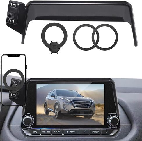 Magnetic Phone Holder for 2021-2026 Nissan Rogue S SV Rock Creek/2020-2025 Sentra SR SV[Fit 8-Inch Only] Cell Car Phone Mount Compatible with MagSafe in Saudi Arabia