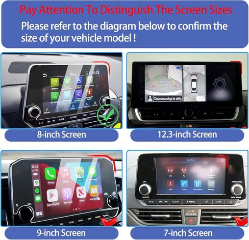 Magnetic Phone Holder for 2021-2026 Nissan Rogue S SV Rock Creek/2020-2025 Sentra SR SV[Fit 8-Inch Only] Cell Car Phone Mount Compatible with MagSafe in Saudi Arabia