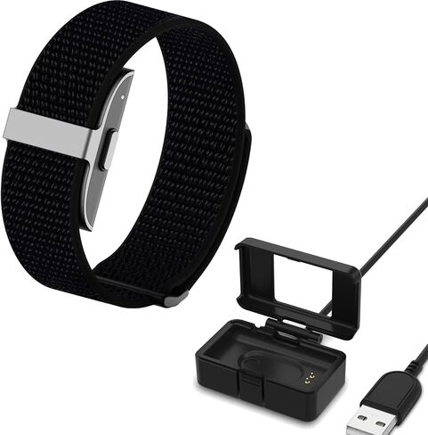 Nylon Loop Sport Replacement Bands+Charger Compatible with Hume Band in Saudi Arabia
