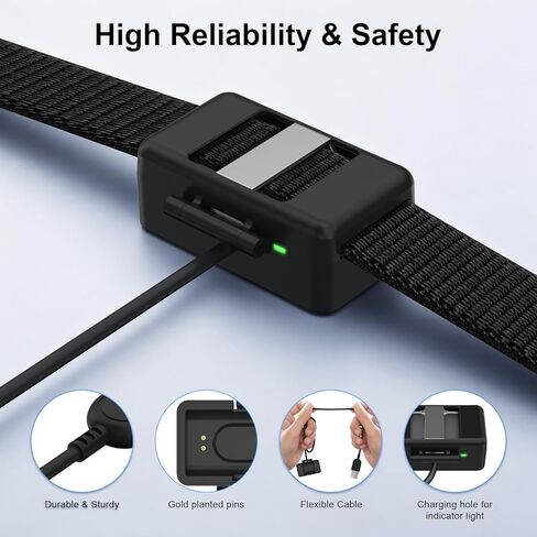 Nylon Loop Sport Replacement Bands+Charger Compatible with Hume Band in Saudi Arabia