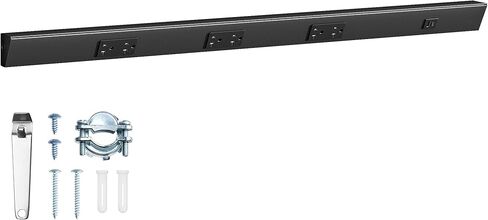 SURAIELEC 2-Pack 36 in Under Cabinet Hardwired Power Strip, Angled Trapezoid Design, 3×20A TR Outlets with USB-A & USB-C, Modular Extension System (No Cutting), Aluminum Housing, 2500W, ETL Listed in Saudi Arabia