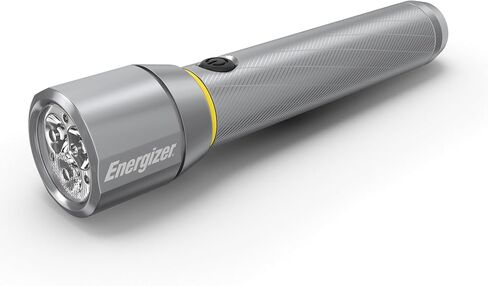 مصباح LED ENERGIZER Vision PRO، إضاءة فائقة 1000+ لومن، مقاوم للماء IPX4، مصباح LED من الألومنيوم من فئة الطائرات، مصباح وميض معدني متين للاستخدام في الهواء الطلق، مخرج طاقة في حالات الطوارئ، أسود in Kuwait