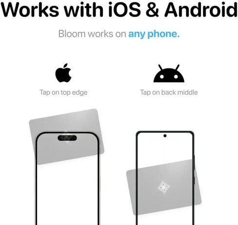 Bloom Card - App Blocker & Screen Time Tool - As Seen On Abc's Shark Tank - Subscription-Free Focus Device - Stainless Steel Keycard for iPhone & Android in Saudi Arabia