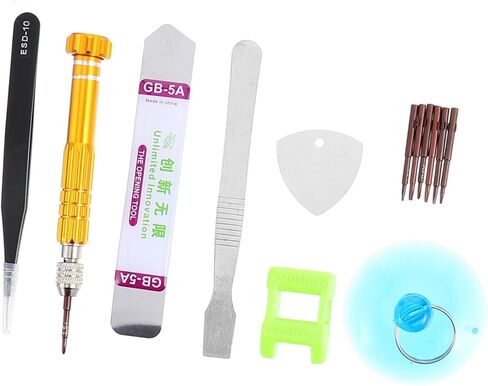 jojofuny 13pcs Tool Kit Multi-functional Screwdriver for Smartphone Tablet Repair Includes Pry Tools Random for in Saudi Arabia