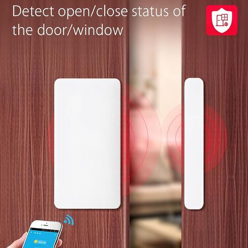 Mini Door Sensor, Wireless Door Window Sensor for Home Automation, Works with APP, Zigbee Door Sensor, No Hub Required in Kuwait