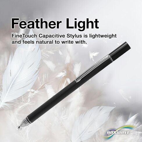 BoxWave Stylus Pen Compatible with Nintendo Switch 2 - FineTouch Capacitive Stylus, Super Precise Stylus Pen - Jet Black in Saudi Arabia