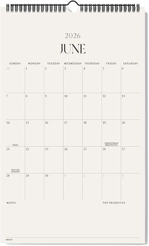 Jotsome Wall Calendar 2025-2026 ، تقويم الجدار الشهري الأكاديمي الكبير من يوليو 2025 إلى ديسمبر 2026 11x17 بوصة للمنزل والمكتب ، تخطيط سهل in Kuwait