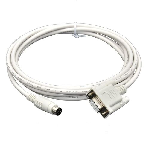 QC30R2 لكابل المنفذ التسلسلي RS232، كابل برمجة PLC من سلسلة Q، كابل تنزيل البيانات (أبيض 2 متر) in Saudi Arabia