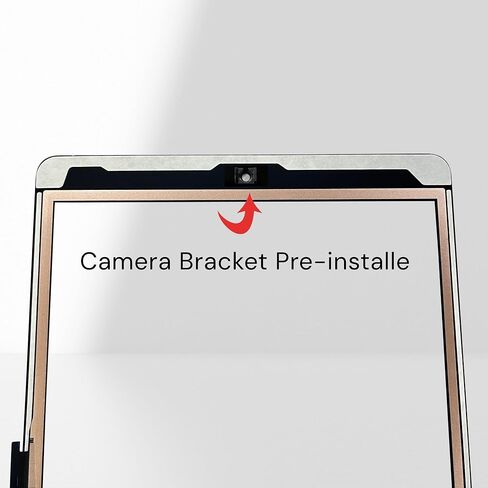 for iPad 9（9th Gen 2021 Released） Screen Replacement Digitizer Touch Glass, for iPad 10.2 Inch A2602 A2603 A2604 A2605, Full Repair Kit (Without Home Button) - Black in Kuwait