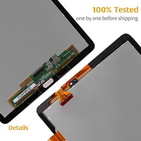 A-MIND for Samsung Galaxy Tab A 10.1 2016 Screen Replacement SM-P580 SM-P585 LCD Display Touch Digitizer Full Assembly with Repair Tool Kits(Black) in Saudi Arabia