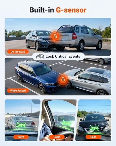 【الحزمة: Vantrue New N4S(RC18) Dash Cam + Hardwire Kit】 STARVIS 2، PlatePix™، 2.7K+1440P+1440 كاميرا أمامية داخلية خلفية، وضع انتظار مخزّن 24/7، دعم 1 تيرابايت بحد أقصى in Saudi Arabia