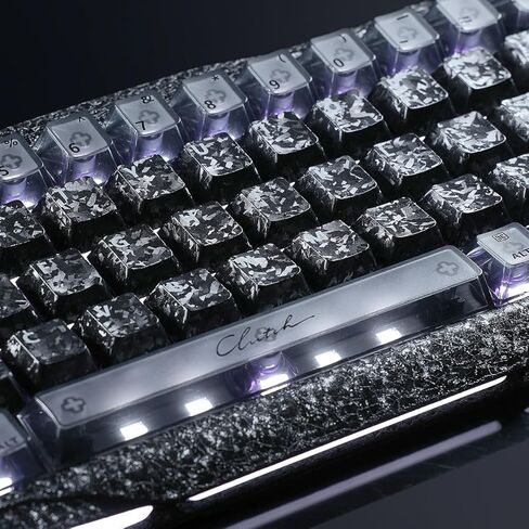 GravaStar Mercury V60 Pro 60% HE Magnetic Gaming Keyboard, True 8kHz Polling Rate, 0.125ms Latency, Dynamic Rapid Trigger, 0.005mm Adjustable Actuation, Full Aluminum Frame (Cyber Frost Black) in Saudi Arabia