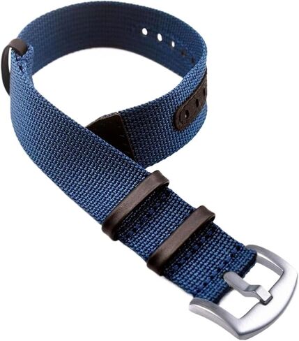 Soft Watch Bracelet For Replacement 20mm 22mm Canvas Nylon Patch Leather Strap For Watchband Wristband in Saudi Arabia