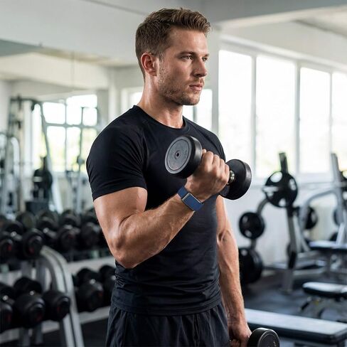 سوار رياضي من النايلون متوافق مع WHOOP 5.0/MG Life/One/Peak | حزام بديل قابل للتنفس ومقاوم للعرق لتمارين اللياقة البدنية | ليس للجنرال 4 in Kuwait