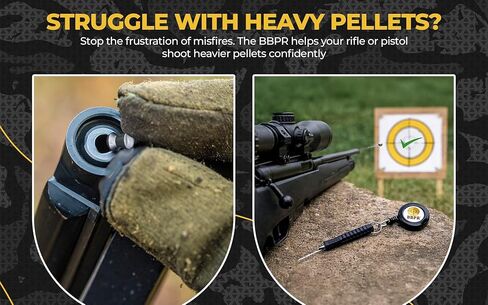 Break Barrel Push Rod (BBPR) - Pellet Loader Tool for .177, .22, .25 Caliber Break Barrel Air Rifles & Air Pistols - Shoot Heavier Pellets with Confidence for Hunting, Plinking, Competition in Saudi Arabia