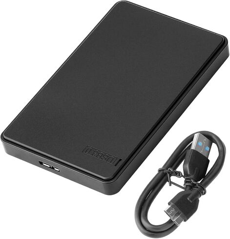 2.5" External Hard Drive Enclosure,5Gbps SATA to USB 3.0 Adapter Tool-Free External Hard Disk Case for 2.5 inch SATA HDD SSD 9.5mm 7mm,4TB Capacity in Saudi Arabia