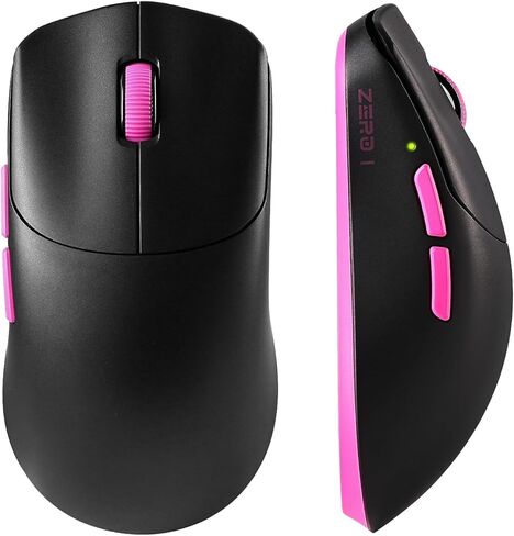 ماوس ألعاب Zero 1 Pro، ماوس لاسلكي خفيف الوزن 55 جرام، PAW3311 12K DPI، ثلاثي الوضع 2.4 جيجا/بلوتوث/USB-C، تصميم مريح قابل للبرمجة، لأجهزة الكمبيوتر المحمول/الكمبيوتر الشخصي/Mac (أبيض) in Kuwait