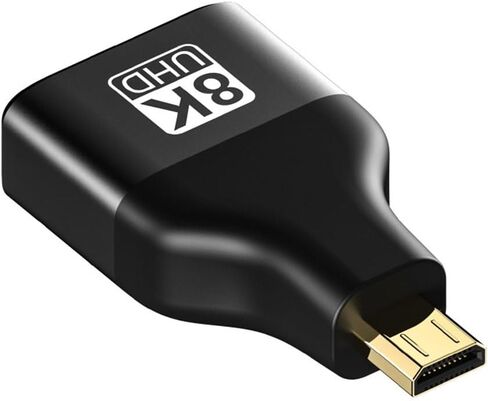 محول HDMI 2.1 8k، محول HDMI ذكر إلى أنثى 90 درجة و270 درجة يدعم 8K@60 هرتز، HDR، eARC لكابل HDMI للكمبيوتر المحمول HDTV (بزاوية سفلية) in Kuwait