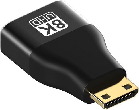 محول HDMI 2.1 8k، محول HDMI ذكر إلى أنثى 90 درجة و270 درجة يدعم 8K@60 هرتز، HDR، eARC لكابل HDMI للكمبيوتر المحمول HDTV (بزاوية سفلية) in Kuwait