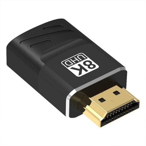 محول HDMI 2.1 8k، محول HDMI ذكر إلى أنثى 90 درجة و270 درجة يدعم 8K@60 هرتز، HDR، eARC لكابل HDMI للكمبيوتر المحمول HDTV (بزاوية سفلية) in Kuwait