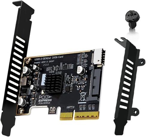 محول PCIe 4X إلى USB 3.2 Gen2 للوحة الأمامية بسرعة 20 جيجابت في الثانية من النوع E بطاقة توسيع الدائرة المكونة من 4 طبقات in Saudi Arabia