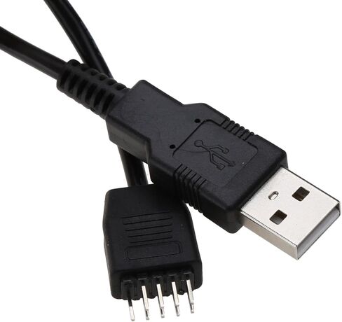 Motherboard Internal USB Hub 9pin Header Male 1 to Type a Male Extension Cable HUB Connector Adapter Adapter Cable in Saudi Arabia