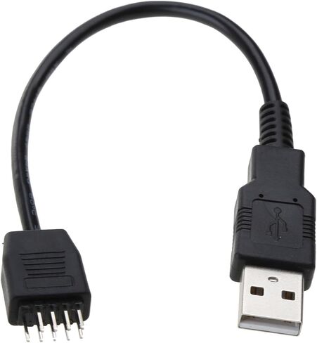 Motherboard Internal USB Hub 9pin Header Male 1 to Type a Male Extension Cable HUB Connector Adapter Adapter Cable in Saudi Arabia