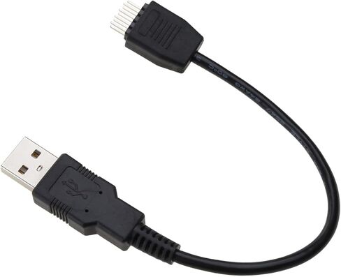 Motherboard Internal USB Hub 9pin Header Male 1 to Type a Male Extension Cable HUB Connector Adapter Adapter Cable in Saudi Arabia