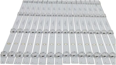 16 Pieces LED Backlight Strips Aluminum Replacement for Vizio 75'' TV SSC-F75JL63030061607B SVB750A78 V755-G4 V755-H4 V755-J04 SVB750A46 SVB750A98 SSC-F75JL63030061693F in Saudi Arabia