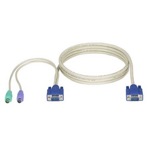BLACK BOX CORPORATION KVM CPU CABLE VGA PS/2 EC & DT- SERIES 10FT CABLES I/O DEVICE CABLES in Saudi Arabia