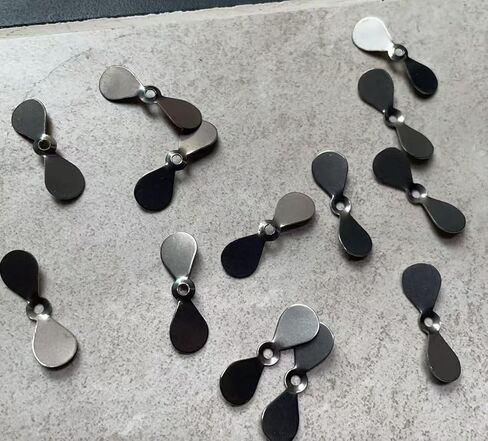 Pack of 50 1" Stainless Steel Prop Blades, Propeller Blades, DIY Topwater Fishing Lures in Saudi Arabia