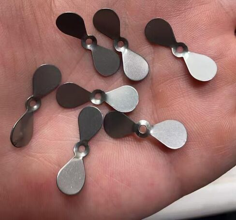 Pack of 50 1" Stainless Steel Prop Blades, Propeller Blades, DIY Topwater Fishing Lures in Saudi Arabia