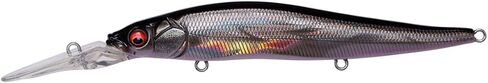 Megabass Ito Vision 110+2 Deep Diving Jerkbait - GG Deadly Black Shad in Saudi Arabia