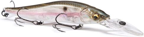 Megabass Ito Vision 110+2 Deep Diving Jerkbait - GG Deadly Black Shad in Saudi Arabia