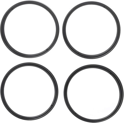 Macro Lens Filter Kit, Professional Optical Glass Close Up Lens with +1 +2 +4 +10 Diopter Strengths for DSLR Cameras 58mm Universal Fit in Saudi Arabia
