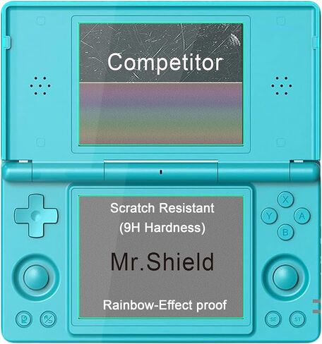 Mr.Shield Screen Protector compatible with Anbernic RG DS [3 Pack Lower screen + 2 Pack Upper screen] [Tempered Glass] [5-PACK] [Japan Glass with 9H Hardness] in Saudi Arabia