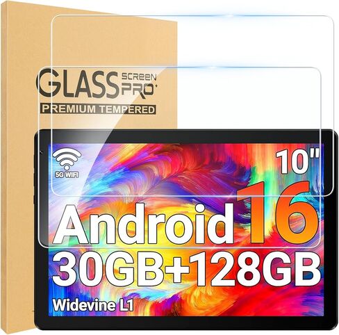 واقي شاشة مكون من قطعتين لجهاز URAO X109 مقاس 10.1 بوصة 2026، زجاج مقسى بصلابة 9H لجهاز URAO 10.1 بوصة 2026، مقاوم للخدش، واقي شاشة عالي الدقة، متوافق فقط مع X109 in Kuwait