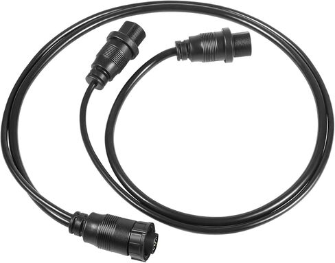 720111-1 14 M ID SIDB Y Splitter Cable fits for Humminbird SOLIX, APEX, XPLORE | Connect Side Imaging & 2D Transducers | Supports Airmar Transducer ID | 30 Inch Durable Y Cable in Saudi Arabia